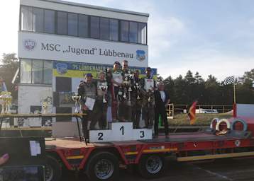 Das Masters-Podest in Lübbenau