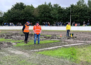 Gegen die Regenfälle war in Loppersum nichts zu machen