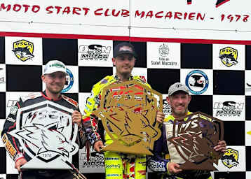 Die Sieger von St. Macaire: Romano Hummel, Kenneth Kruse Hansen (l.) und Paul Cooper (r.)