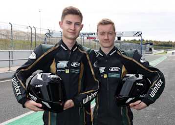 Lennard Göttlich (l.) und Beifahrer Lucas Krieg