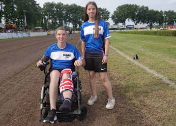 Louis Tebbe und seine Schwester Lenja waren in Werlte dabei