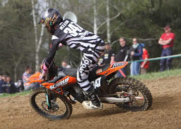 Johannes Klein gewann die MX2-Klasse souverän