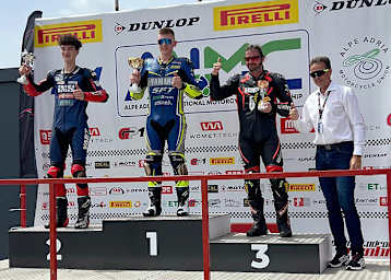 Podium Superstock 600: Baumgartner, Lambing, Gruber (vlnr.)