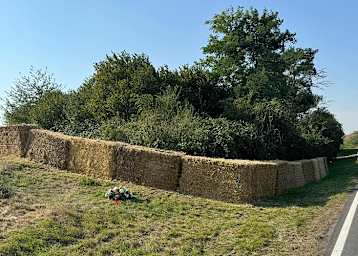 So sah die Unfallstelle einen Tag nach dem verhängnisvollen Unfall aus