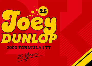 Joey Dunlop - Ausstellung 25 Jahre nach seinem Sieg bei der Formula 1-TT