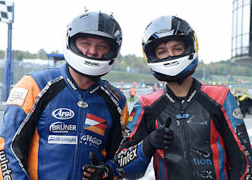 Wiggert Kranenburg und TT-Newcomer Kevin Kölsch