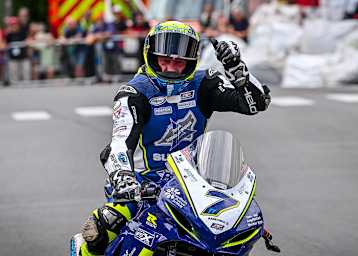 Erfolgserlebnis für Gary Johnson (Team Schleizer Dreieck)