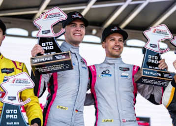 Klaus Bachler (re.) und Laurin Heinrich