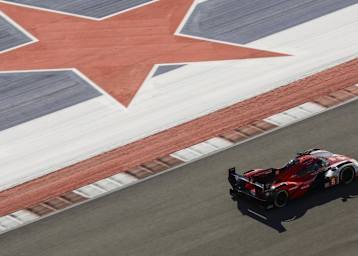 Ein Porsche 963 auf dem Circuit of the Americas