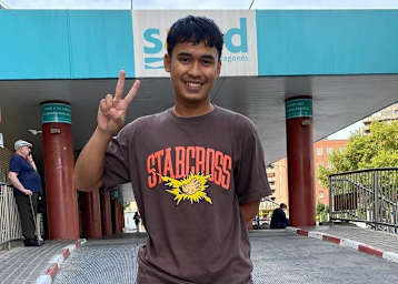 Galang Hendra Pratama ist mit dem Schrecken davongekommen