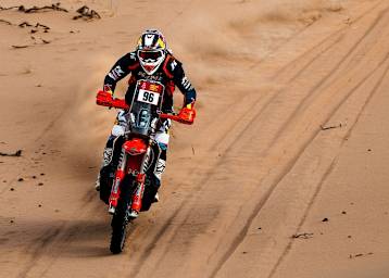 Tobias Ebster fuhr am Mittwoch auf Platz 3