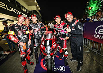 Yoshimura SERT Motul stand zuletzt als Sieger beim Bol d'Or 2024 auf dem Podium