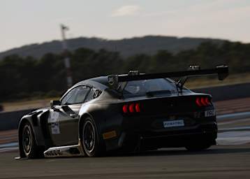 Der Ford Mustang GT3 beim GT World Challenge Europe-Testtag in Le Castellet