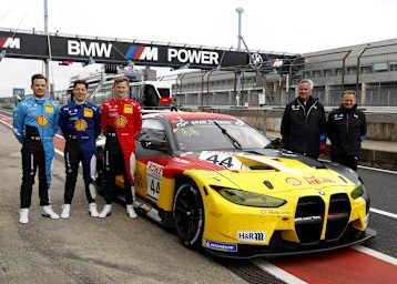 Neil Verhagen, Max Hesse, Dan Harper, Jochen Neerpasch und Stefan Reinhold (v.l.n.r.)