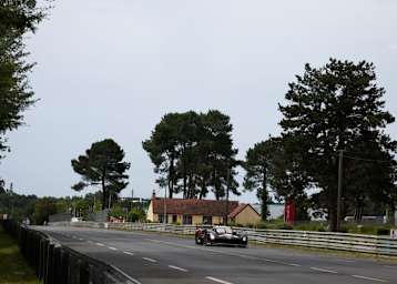 Ein Toyota GR010 Hybrid in Le Mans
