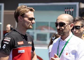 Chaz Davies und Claudio Domenicali