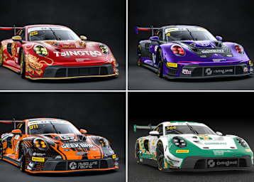 Die Porsche in Macau fallen auf