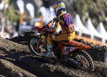 Andrea Adamo gewann den ersten Lauf der MX2 Klasse in Uddevalla