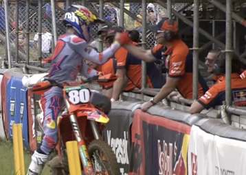 Andrea Adamo gewann das Qualifikationsrennen in Ernée