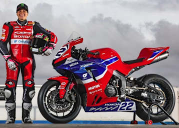 Ana Carrasco in Honda-Farben