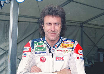 Der Schweizer Andreas Hofmann wurde 1985 erster Deutscher Superbike-Meister