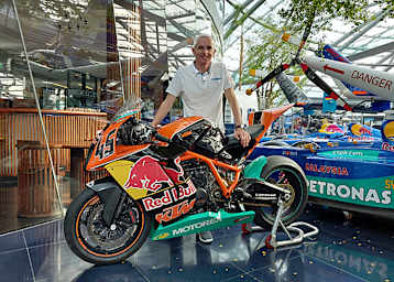 Martin Bauer zu Besuch bei KTM