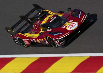 Der siegreiche Werks-Ferrari 499P in Spa