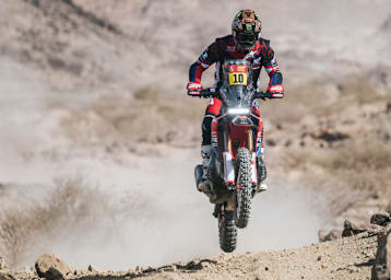 Skyler Howes auf der Honda CRF 450 Rally