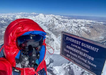 Herausforderung gemeistert: Gipfelstürmer Karel Abraham