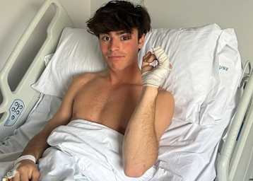 Ebenfalls frisch operiert: Alonso Lopez