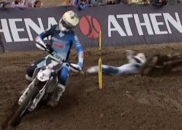 Kay de Wolf geht in Führung, Mathys Valin stürzt