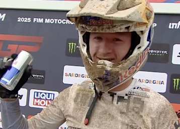 Kay de Wolf gewann den ersten MX2 Lauf in Riola Sardo