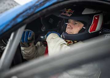 Gerhard Berger rückt im Rahmen der Legends Parade auf dem Red Bull Ring aus