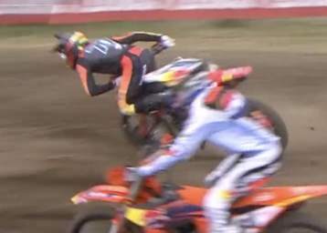 Ruben Fernandez flog im Talkessel heftig ab