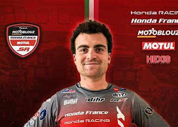 Alberto Forato startet 2025 für das Team SR Motoblouz Honda
