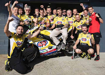 Andrea Iannone und das Ducati-Team Go Eleven