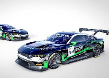 Das geplante Design der Dinamic GT Ford Mustang GT3
