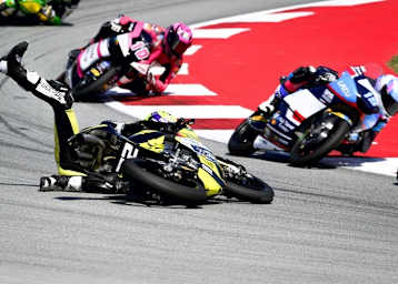 David Almansa: 18 Stürze für den Spanier