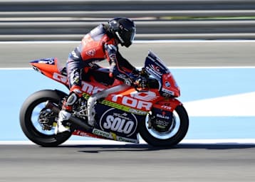 Sergio Garcia auf der Moto2-Boscoscuro in Jerez