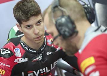 Und wieder vorne: KTM-Pilot Matteo Bertelle