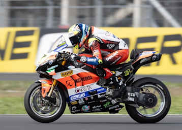 Bei Motocorsa erhält Ryan Vickers gutes Material