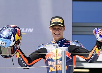 Platz 2 in Ungarn – doch Valentin Perrone (Tech3) hatte den ersten Sieg fest eingeplant