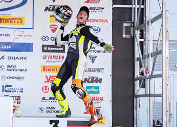 Luca Göttlicher feierte seine Podest-Premiere