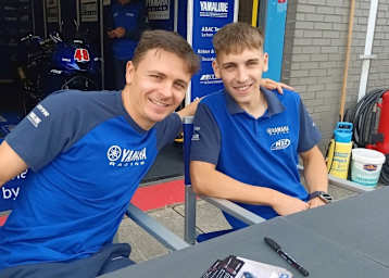 Max Enderlein (li.) mit Marvin Siebdrath