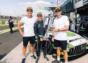 Jayden Ojeda, Lucas Auer und Maximilian Götz (v.l.n.r.)