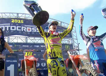 Jett Lawrence gewann vor Eli Tomac und Hunter Lawrence