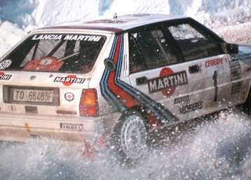 Juha Kankkunen führte 1987 bei der Rallye Monte Carlo