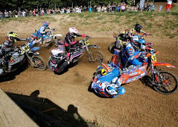 Klare Sache: Prümmer/Blume gewinnen den zweiten Start vor Uhlig (#69), Hengster (#914), Käser (#84) und Erlecke (#55)