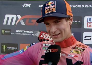 Simon Längenfelder gewann das Qualifikationsrennen in Matterley Basin