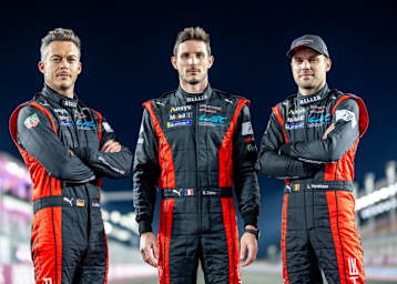 Weltmeister: (v.li.) André Lotterer, Kévin Estre und Laurens Vanthoor